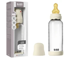 Stiklinis buteliukas nuo pilvo dieglių 240 ml Ivory BIBS Boheme Ivory