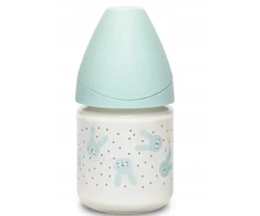 Stiklinis buteliukas Suavinex, žalias, 0+ mėn, 120 ml