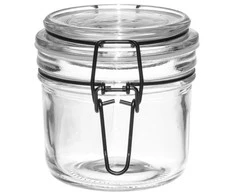 Stiklinis indas su dangčiu maistui laikyti Maku 150ml