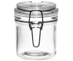 Stiklinis indas su dangčiu maistui laikyti Maku 220ml