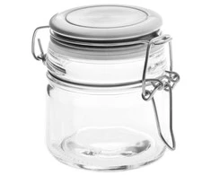 Stiklinis indas su dangčiu maistui laikyti Maku 100ml