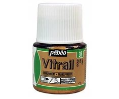 Stiklio dažai - Pebeo - Auksinis - 45ml - Skaidrus - Blizgus