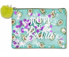 STNUX COSMETIC BAG AVOCADO avokado ŽALIAS KELIONIŲ KREPŠELIS KOSMETIKAI