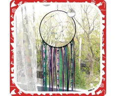Stnux MACRAME DREAMCATCHER BUTTERFLY KŪRYBINIS RINKINYS DIY DREAMCATCHER DOVANA