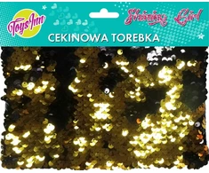 Stnux Torebka cekinowa złoto-juoda