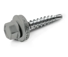 Stoginia savisriegiai su tarpine 4,8x28 mm, T14, RAL9006, 250vnt.