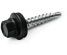 Stoginiai savisriegiai su tarpine OD-48028T9005, 4,8 x 28 mm, cinkuoti, 250 vnt.