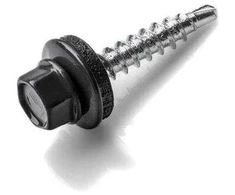 Stoginiai savisriegiai, ZN su tarpine, 4,8 x 28 mm, RAL 8019, 20 vnt.