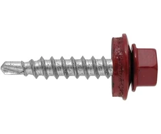 Stoginiai savisriegiai, ZN su tarpine, 4,8 x 28 mm, RAL 8004, 20 vnt.