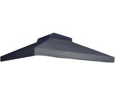 Stogo audinys pavėsinei DU063B 3x3m pilkas
