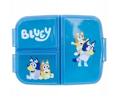 Stor BLUEY trijų skyrių priešpiečių dėžutė su skyreliais