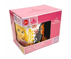 Stor „Disney Princess Heart Pattern“ porcelianinis puodelis, 235 ml (8 uncijos), dovanų dėžutėje