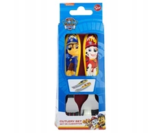 Stor Ergo Paw Patrol Rescue Pups metalinių stalo įrankių rinkinys - 2 vnt