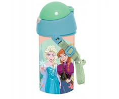 Gertuvė Stor Frozen bidonas su šiaudeliu ir dirželiu, 500 ml