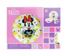 Stor Keraminis rinkinys vaikams, puodelis, dubuo, lėkštė, Minnie Sunshine, Mickey Mouse