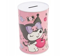 STOR Kuromi Skarbonka Metalowa na Monety Pieniądze Sanrio