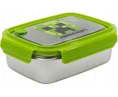 Stor Minecraft Dėžutė Maistui 1020ml, Nerūdijantis Plienas