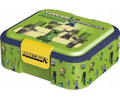 Stor „Minecraft Lunchbox 3 Compartments“ sumuštinių dėžutė ir be BPA