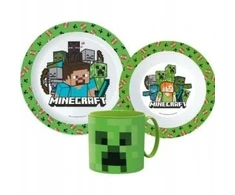 Stor Minecraft pusryčių rinkinys mikrobangų krosnelėje