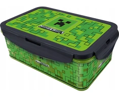 Stor „Minecraft“ stačiakampis maisto indas, 1070 ml