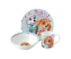 Stor Paw Patrol Girl Stars Porcelianiniai indai dekoratyvinėje dėžutėje