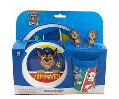 Stor PAW PATROL neslidi mikrobangų krosnelė VAKARIENĖ pusryčių rinkinys 5in1