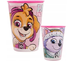 Stor Paw Patrol plastikinis puodelis 260 ml rožinis SKYE BIRTHDAY BALL 1 vnt