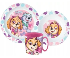 Stor PAW PATROL SKYE mikrobangų krosnelės pusryčių rinkinys MUGUS 350ml