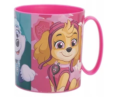 Stor PAW PATROL šunų mikrobangų krosnelės puodelis SKYE PAW rožinis mergaitėms 390ml