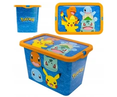 Stor Pojemnik na zabawki do przechowywania su dangteliu Pudełko Pokemony 7 litrów