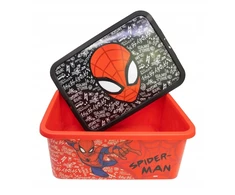 Stor Pudełko na zabawki su dangteliu SPIDERMAN 13L 15,5x30x40 cm Pojemnik Spider