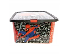 Stor Pudełko na zabawki su dangteliu SPIDERMAN 13L 15,5x30x40 cm Pojemnik Spider