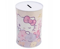 Stor SKARBONKA dla dziecka metalo sp. nieotwierana Hello Kitty 10x15 cm