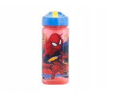 Stor Spiderman bidonas be Bpa, 510ml, su šiaudeliu
