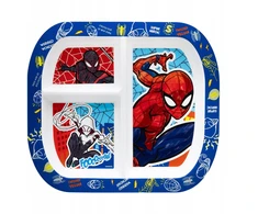 Stor SPIDERMAN MARVEL padalinta lėkštė su trimis skyriais berniukui
