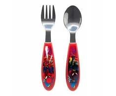 Stor Stalo įrankių rinkinys, stalo įrankiai, šakutė, plieno šaukštas SPIDERMAN voras-žmogus-voras