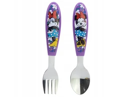 Stor Stalo įrankių rinkinys, stalo įrankiai, šakutė, plieno, MINNIE MOUSE, Mini Mouse šaukštelis