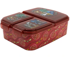 Stor Trijų skyrių priešpiečių dėžutė su skyreliais, HARRY POTTER priešpiečių dėžutė