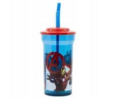 Stor Vaikams skirtas gertuvė su šiaudeliu 460ml "keršytojai"