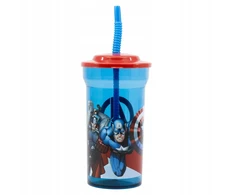 Stor Vaikams skirtas gertuvė su šiaudeliu 460ml "keršytojai"