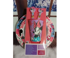 Stor Vaikiškas rinkinys Peliukas Mikis lėkštė, puodelis, dubuo, stalo įrankiai, Disney