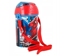 Stor Vandens gertuvė su šiaudeliu Spider-man 450ml, su dirželiu