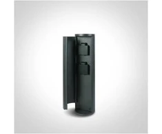 Bikuvalt Stovas, su 2x1000W SCHUKO lizdais, antracito sp., IP44, 67494/AN
