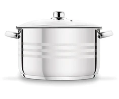 STRAIGHT POT II Plienas INDUKCIJA Gastronomija DIDELIS PLIENAS Tadar 12L