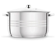 STRAIGHT POT II Plieninis indukcinis gastronominis dangtis DIDELIS Tadar 23,5 L
