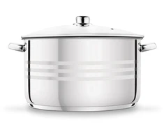 STRAIGHT POT II Plieninis INDUKCINIS Gastronominis dangtis DIDELIS Tadar 17L