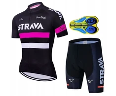 STRAVA DVIRAČIO KOSTIUMAS GELINIAI ŠORTAI MARŠKININĖLIAI DVIRAČIO RINKINYS ROŽINĖ L.
