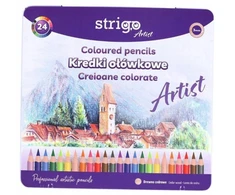 Strigo Artist spalvoti pieštukai, 24 vnt.