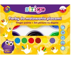 Strigo Dažai vaikams nuo 2 metų, 6 spalvos, 40 ml