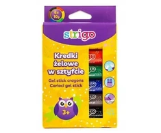 Strigo geliniai pieštukai, 6 spalvų